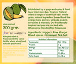 mango spread nutrition
