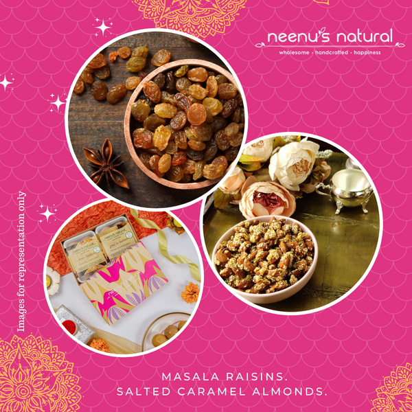 The Festive Nut Box - Flavoured nuts and fruits (All India Shipping)