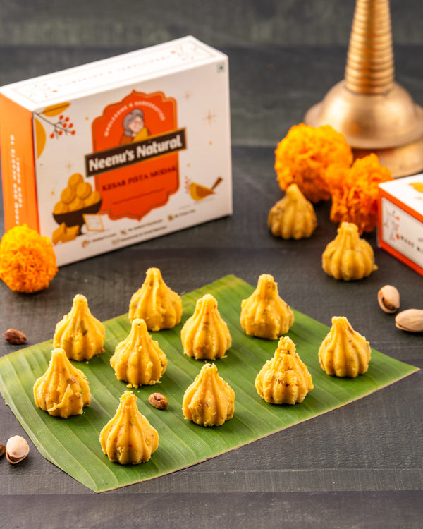 Kesar Pista Modak (Available only in Bengaluru)
