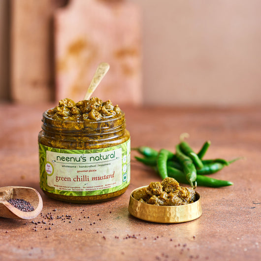 green chilli mustard pickle