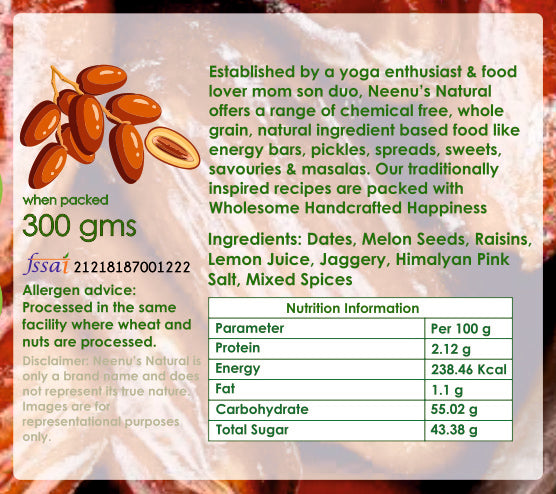 royal dates and seeds pickle nutrition