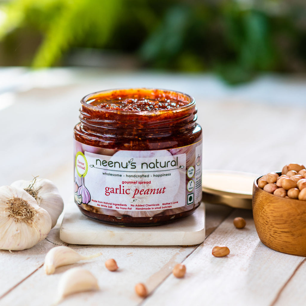 garlic and peanut spread