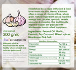 garlic and peanut spread nutrition info