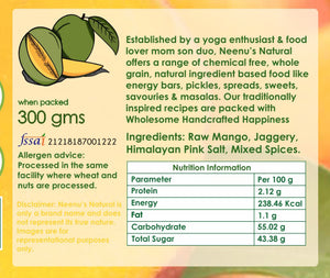 jaggery mango spread nutrition