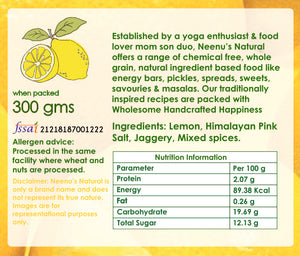 lemon garam masala nutrition
