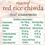 roasted red rice chivda nutrition