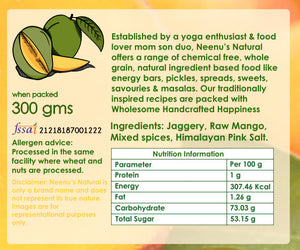 mango spread nutrition